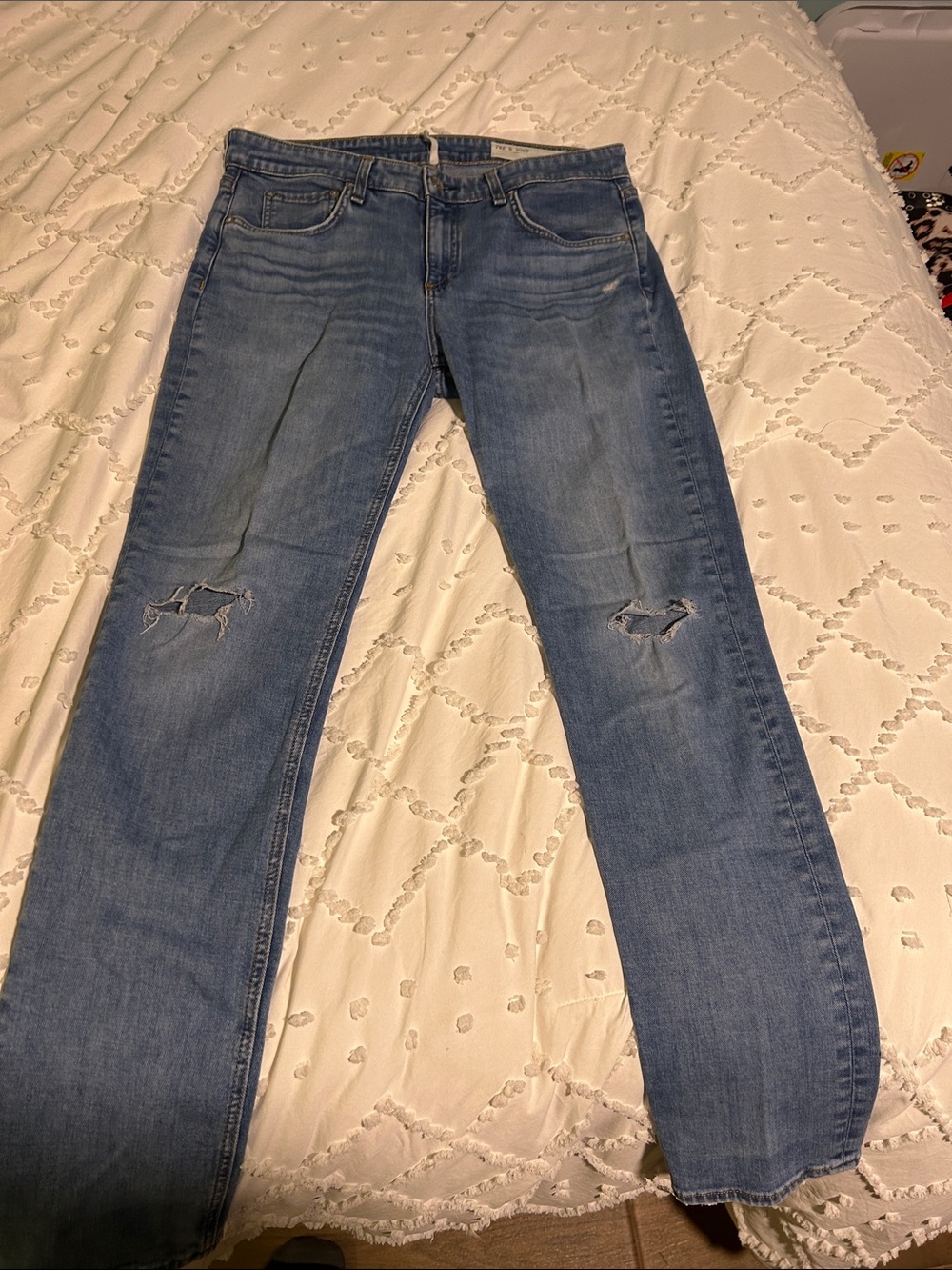 rag & bone Light Blue Distressed Women’s Jeans